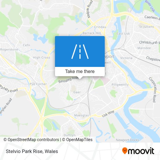 Stelvio Park Rise map