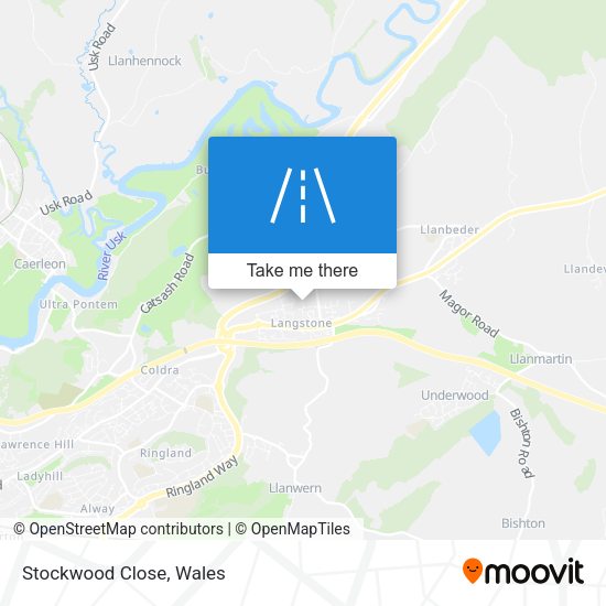 Stockwood Close map