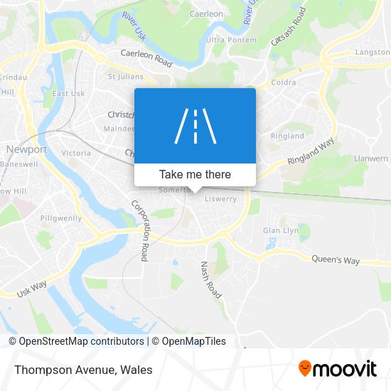 Thompson Avenue map