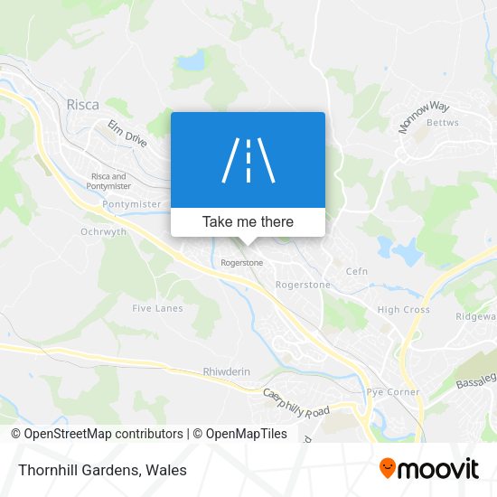 Thornhill Gardens map