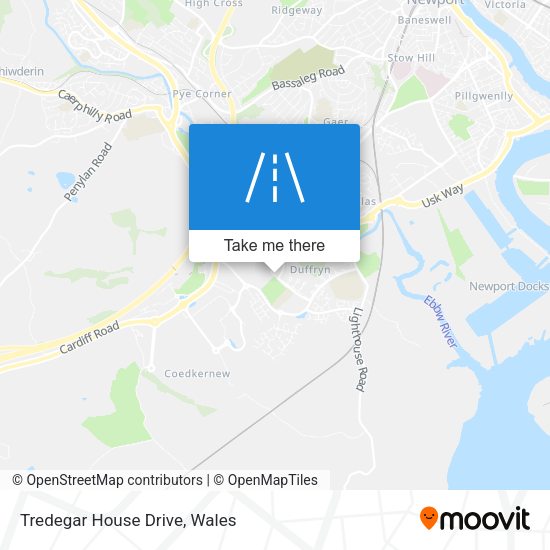 Tredegar House Drive map