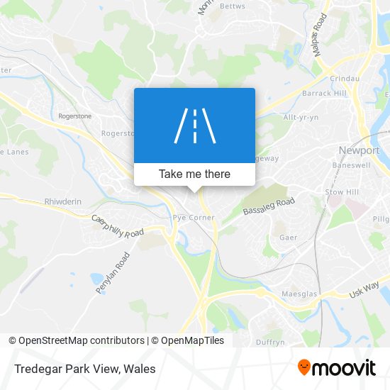 Tredegar Park View map