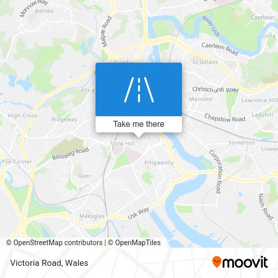 Victoria Road map