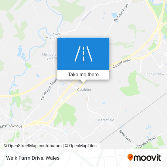 Walk Farm Drive map
