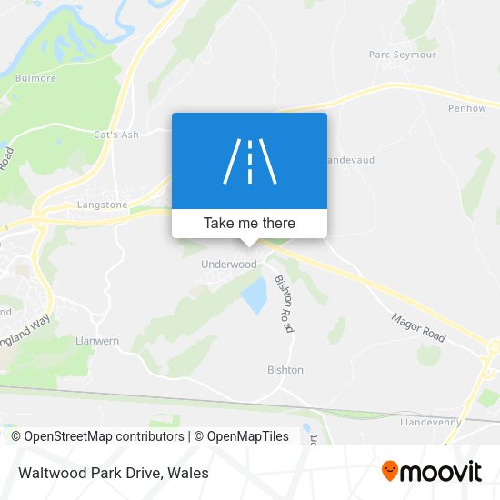 Waltwood Park Drive map