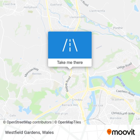 Westfield Gardens map