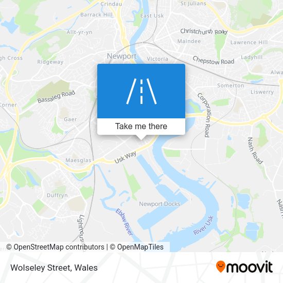 Wolseley Street map