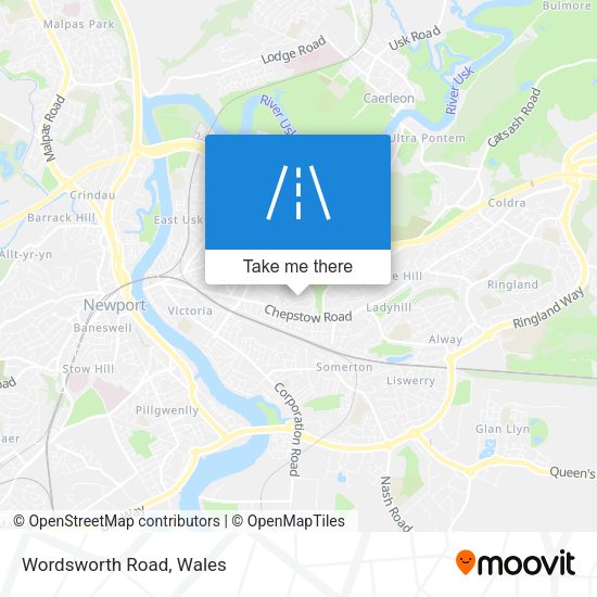 Wordsworth Road map