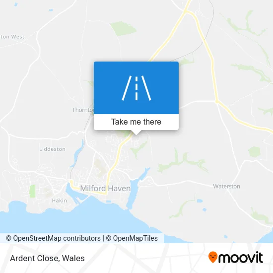 Ardent Close map