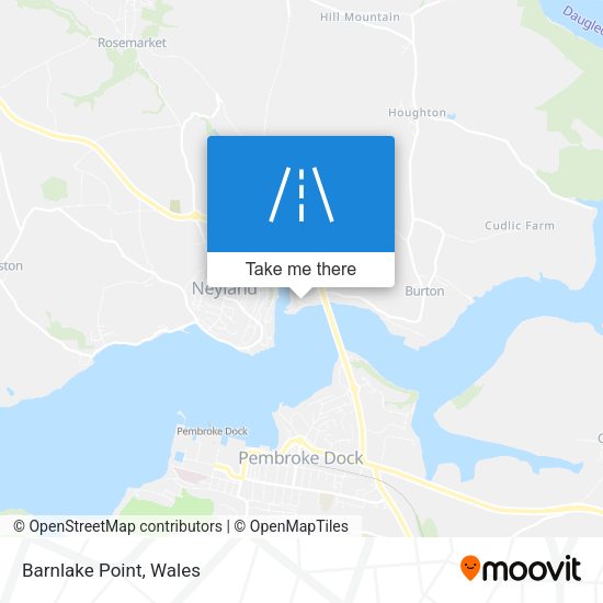 Barnlake Point map