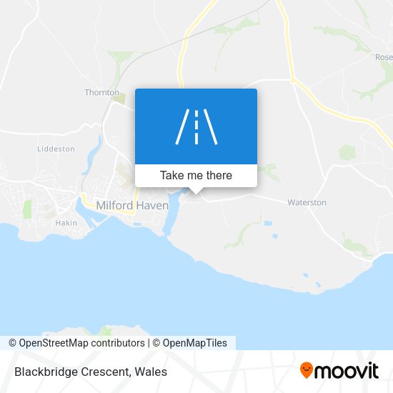 Blackbridge Crescent map