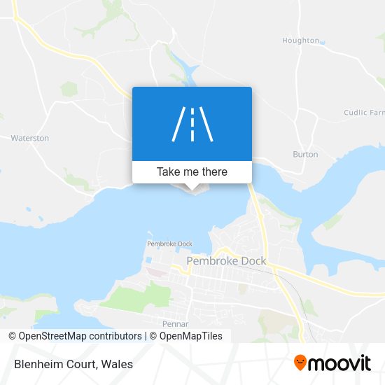 Blenheim Court map