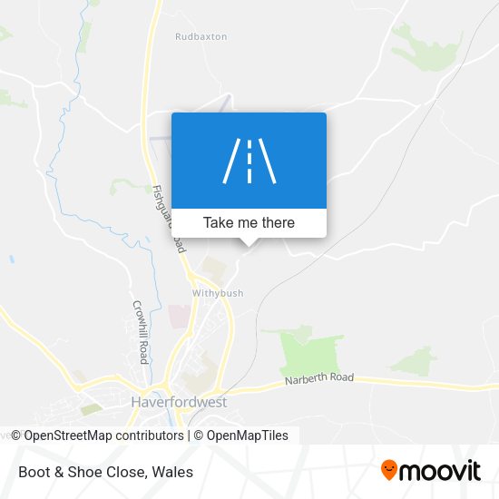 Boot & Shoe Close map