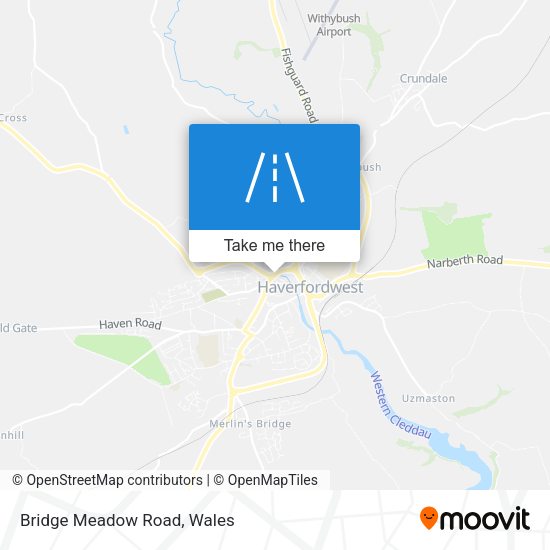 Bridge Meadow Road map