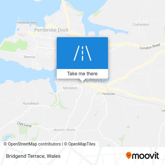Bridgend Terrace map