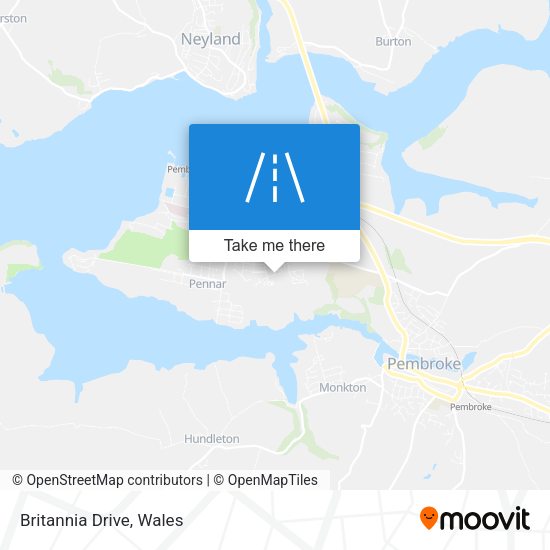 Britannia Drive map