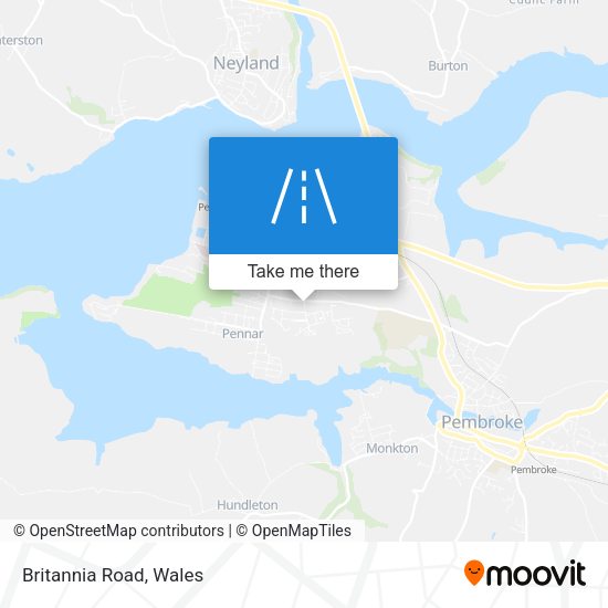 Britannia Road map