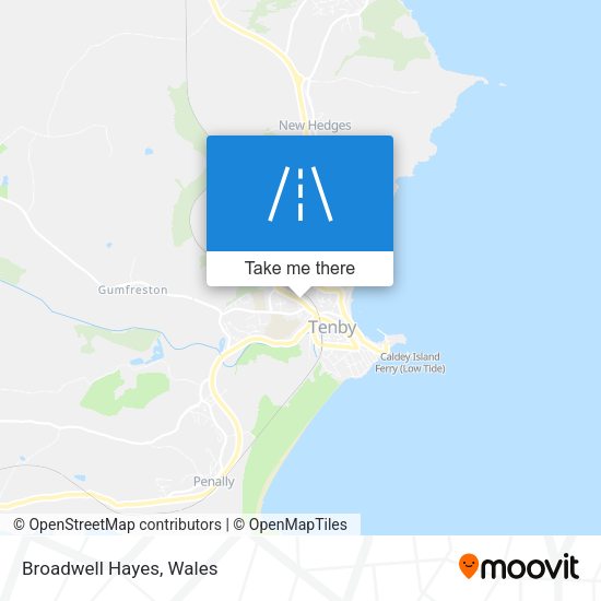 Broadwell Hayes map