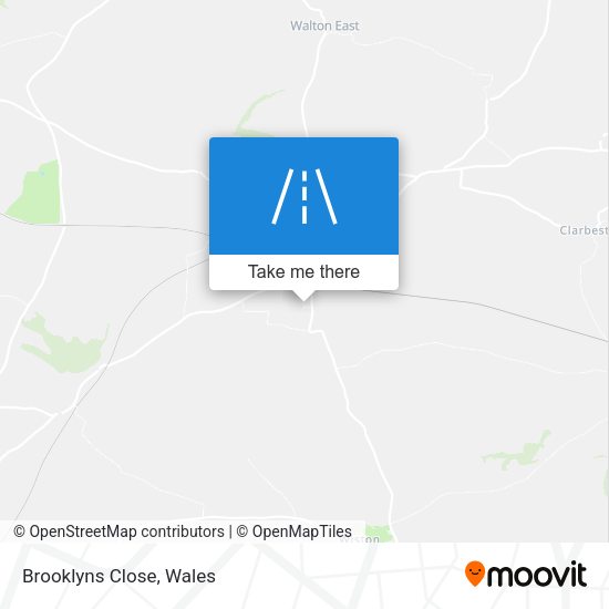 Brooklyns Close map