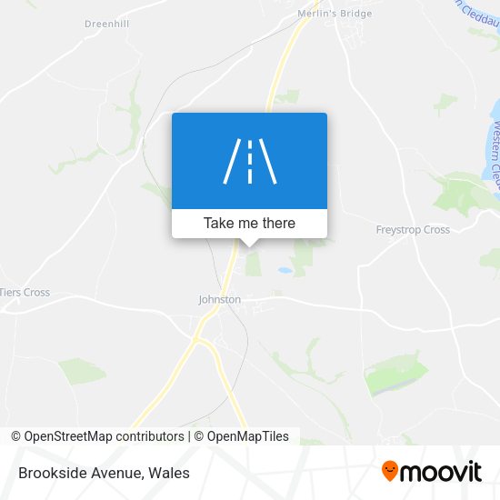 Brookside Avenue map