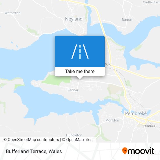Bufferland Terrace map