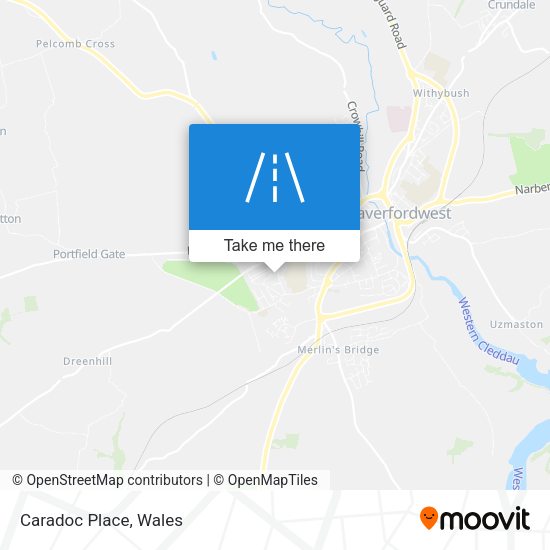 Caradoc Place map