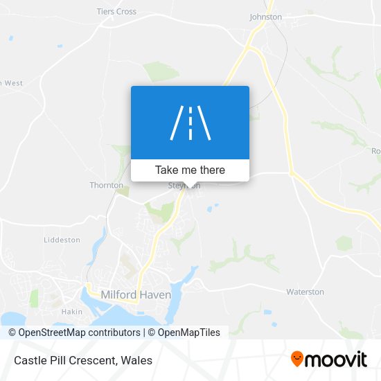 Castle Pill Crescent map
