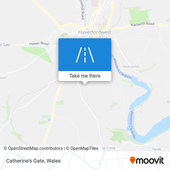 Catherine's Gate map