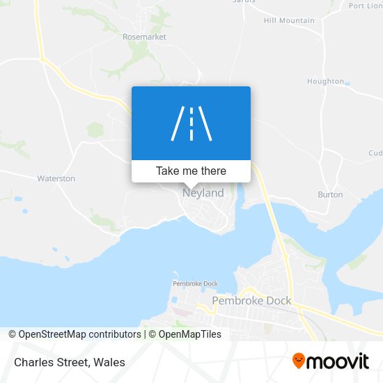 Charles Street map