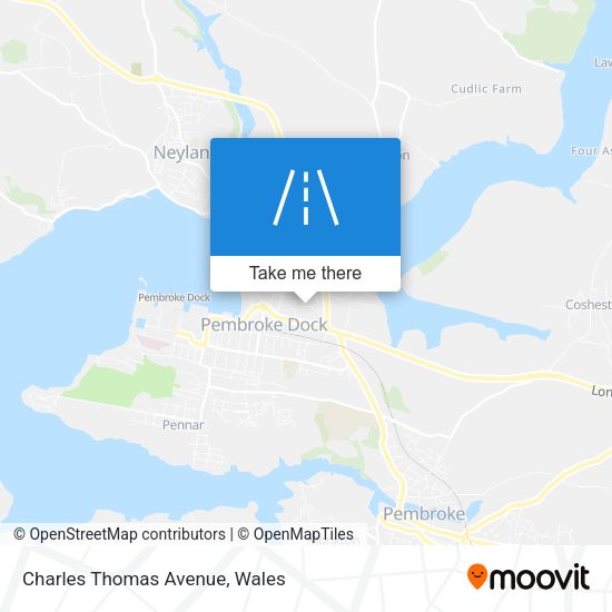 Charles Thomas Avenue map
