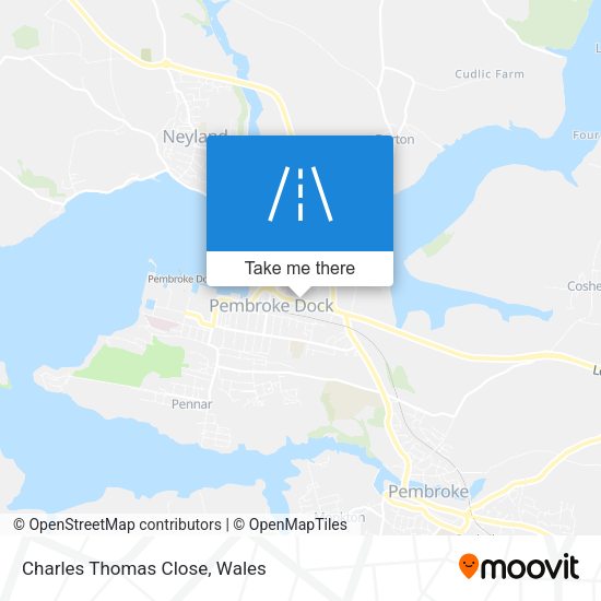 Charles Thomas Close map