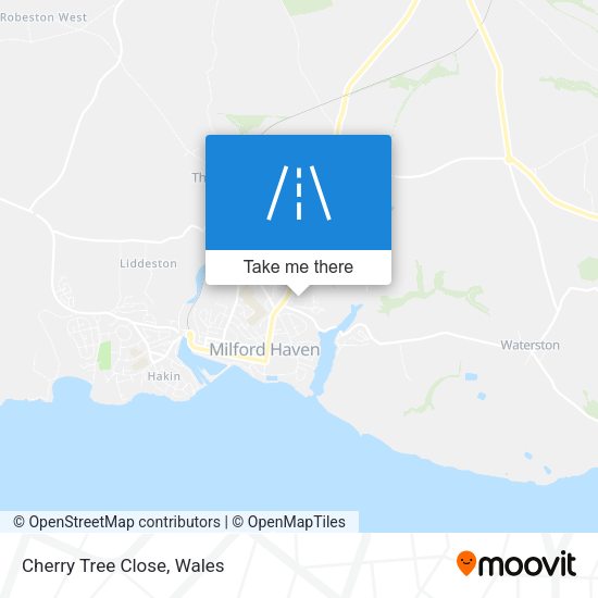 Cherry Tree Close map