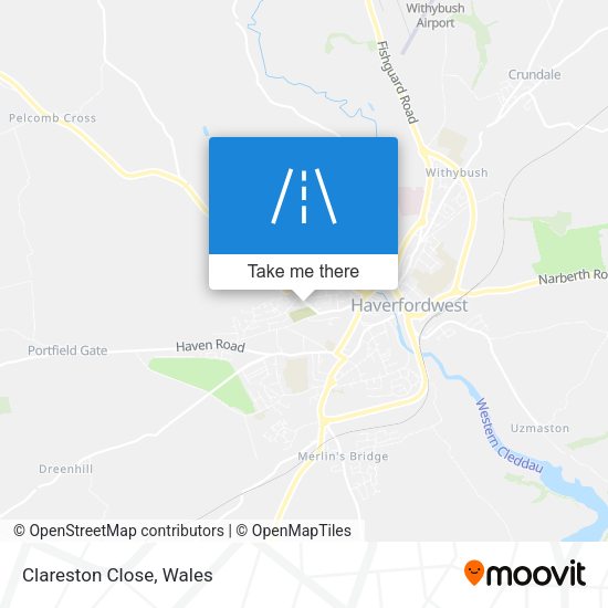 Clareston Close map
