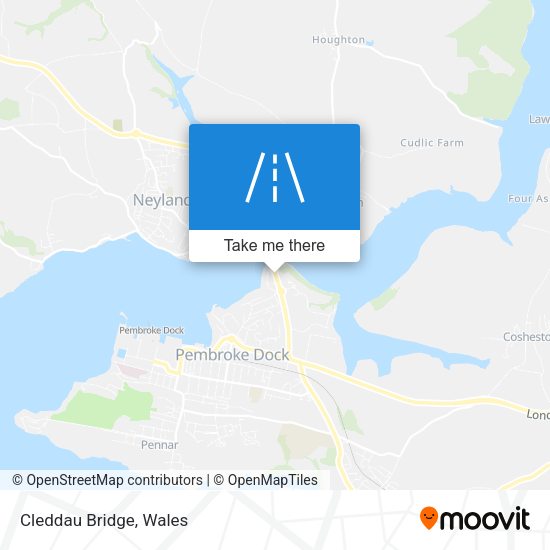 Cleddau Bridge map