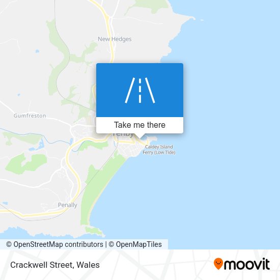 Crackwell Street map