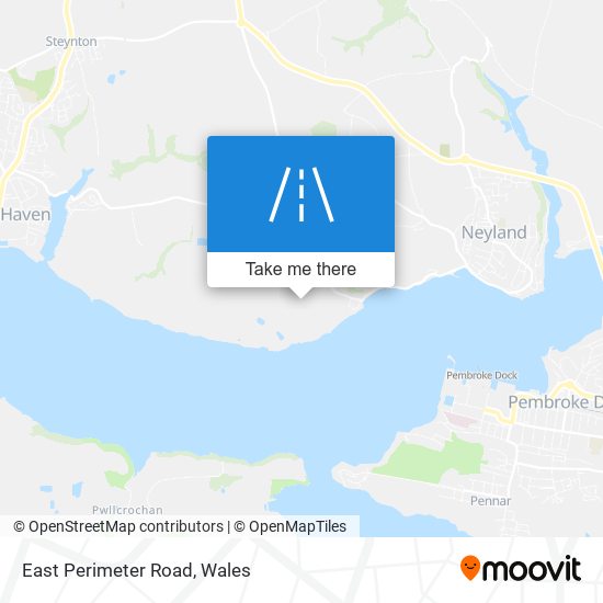 East Perimeter Road map