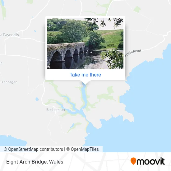 Eight Arch Bridge map
