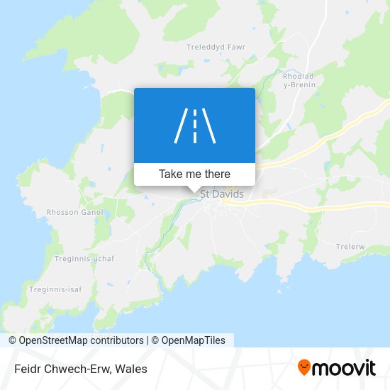 Feidr Chwech-Erw map