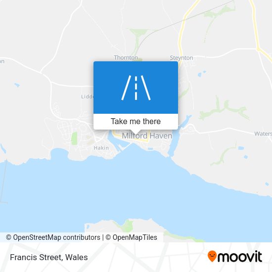 Francis Street map
