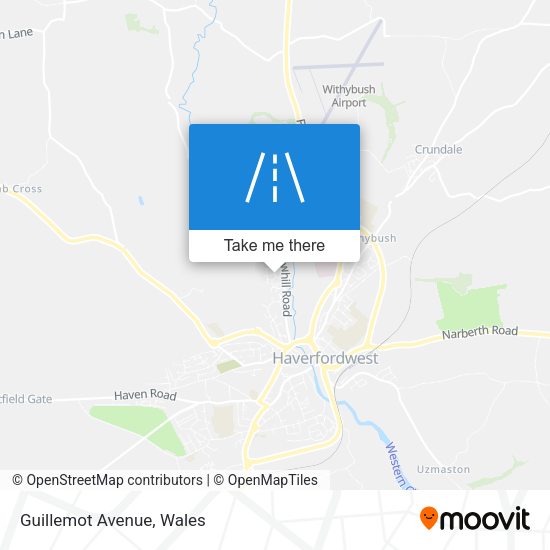 Guillemot Avenue map