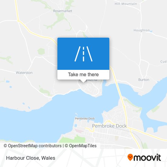 Harbour Close map