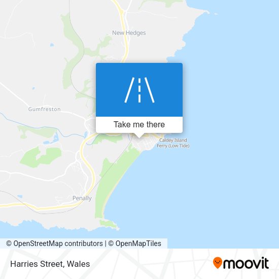 Harries Street map