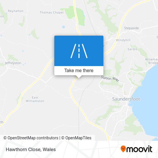 Hawthorn Close map