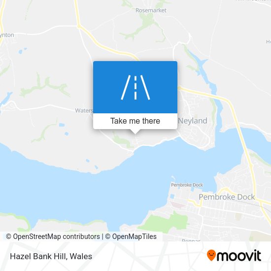 Hazel Bank Hill map