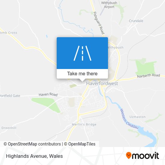 Highlands Avenue map
