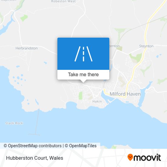 Hubberston Court map