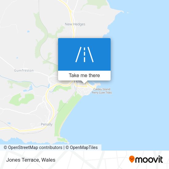 Jones Terrace map