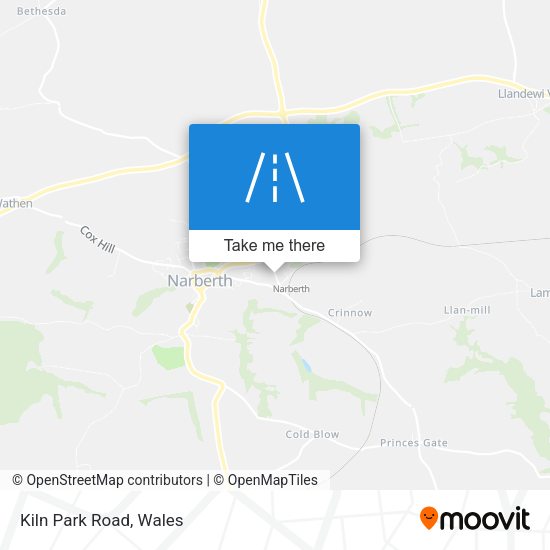 Kiln Park Road map