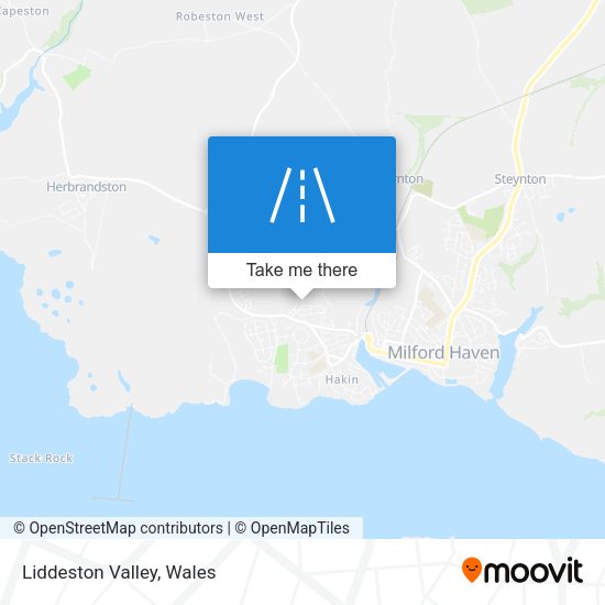 Liddeston Valley map