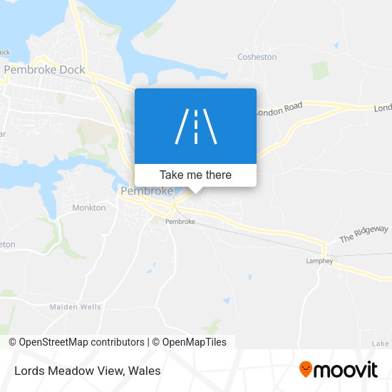 Lords Meadow View map